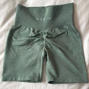 NVGTN Green High-Waisted Shorts XS